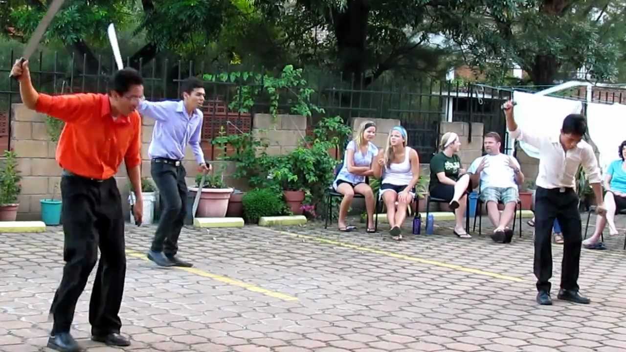 Machete dance, San Salvador, El Salvador