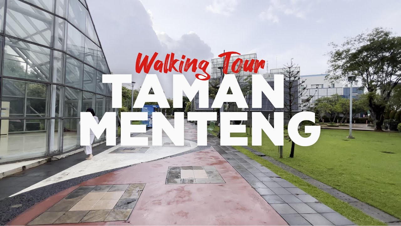 ASMR Walking Tour | Peaceful Walk at Taman Menteng Jakarta 🌿 Real City Sounds