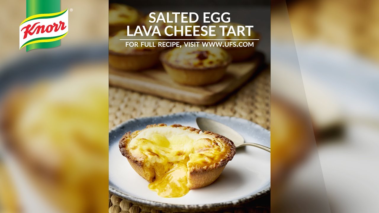 Chef Mimi’s Salted Egg Lava Cheese Tarts | UFS SG & MY