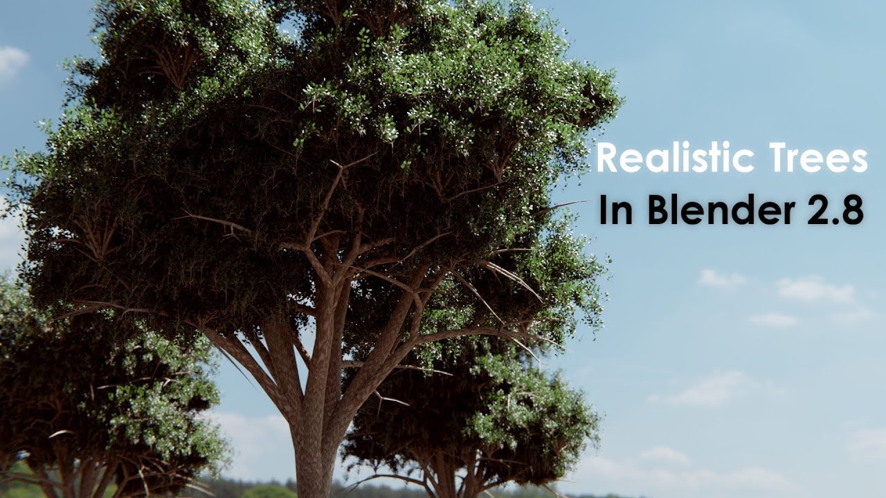 The Secret To Realistic Trees In Blender 2.8