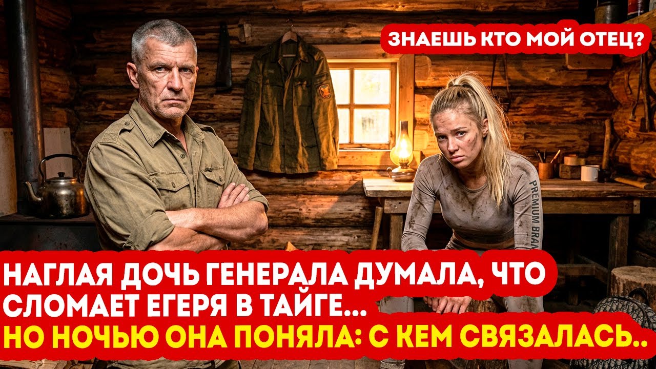 Наглая ДОЧЬ ГЕНЕРАЛА Думала, Что СЛОМАЕТ Егеря в Тайге. НО НОЧЬЮ ОНА ПОНЯЛА С КЕМ СВЯЗАЛАСЬ...