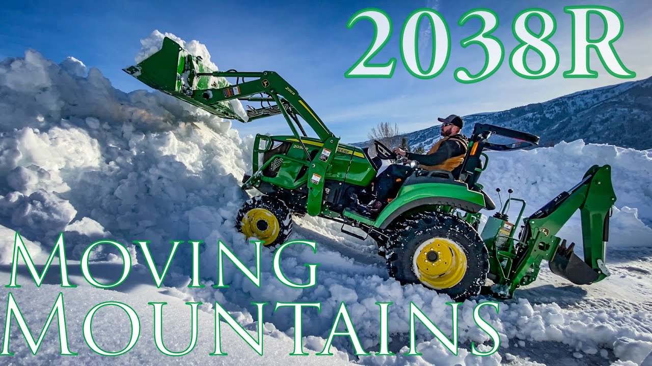 ❄️ SNOWED IN! | Part 2 of 5 Days Digging Out The Farm | John Deere 2038R vs Mountains of Snow 🚜