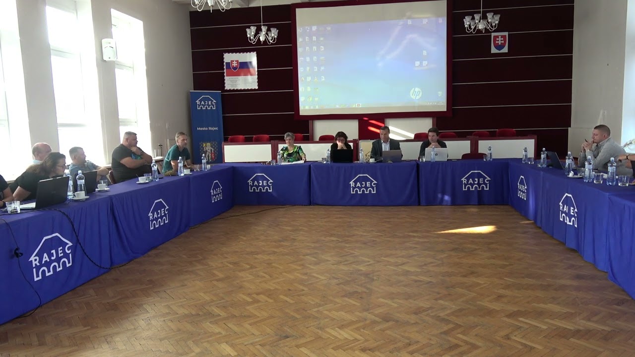 Zasadnutie Mestského zastupiteľstva dňa 19.9.2024