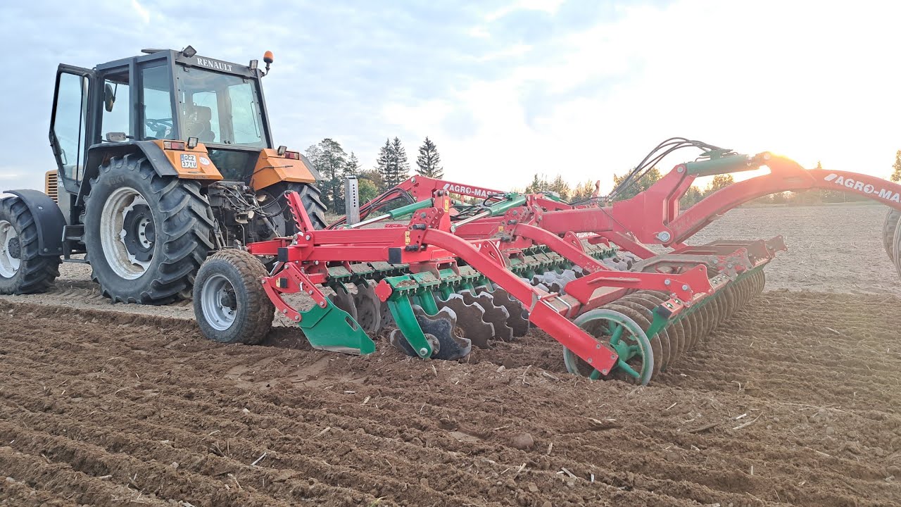 BRONA TALERZOWA AGRO - MASZ  UPRAWA PRZEDSIEWNA Z KOŁAMI PODPOROWYMI CZY BĘDZIE POPRAWA OBIECAŁ KASĘ