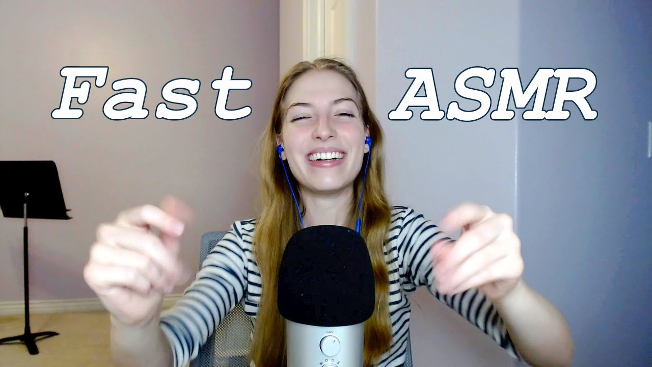 Very Fast Nonsensical ASMR (gibberish, inaudible, unintelligible)