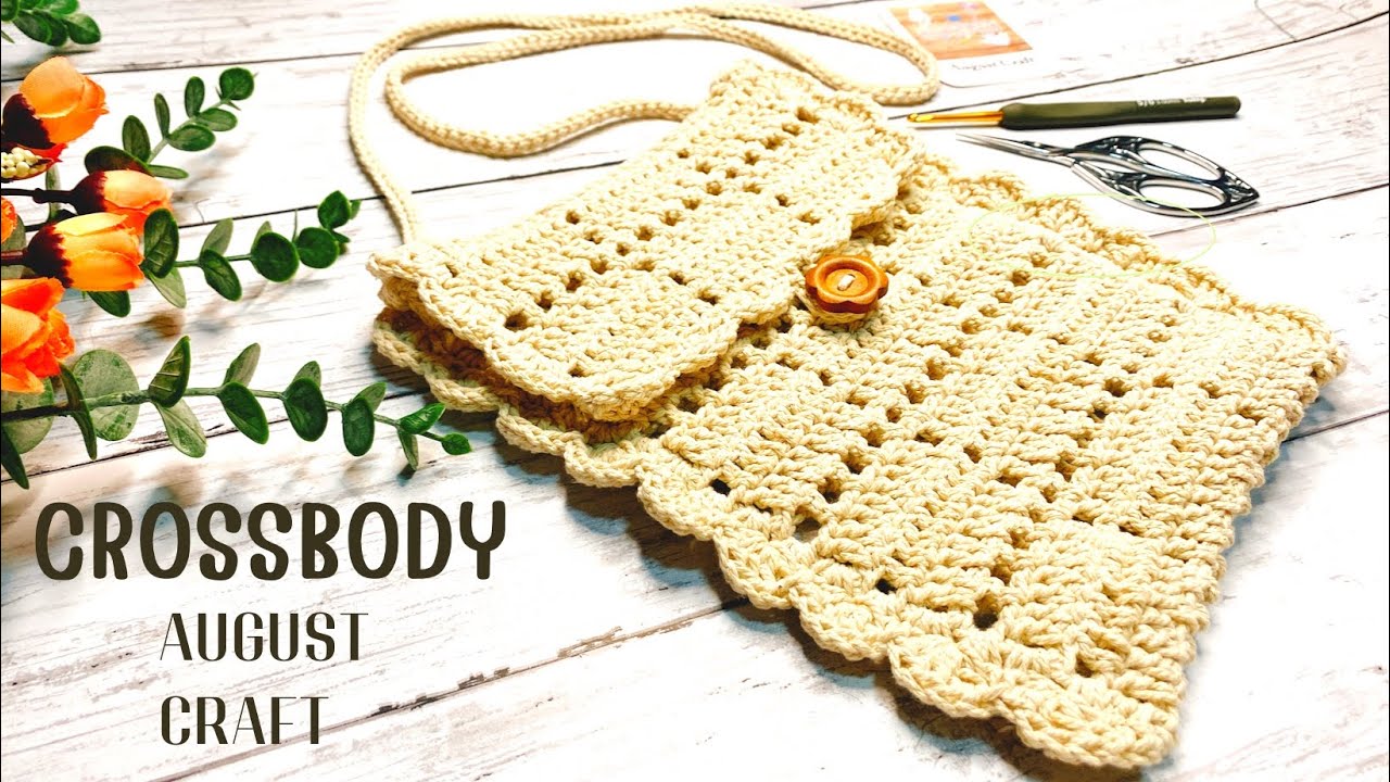 💖🧶 Simple Crochet Crossbody Bag | Crochet Cross bag Tutorial for Beginners