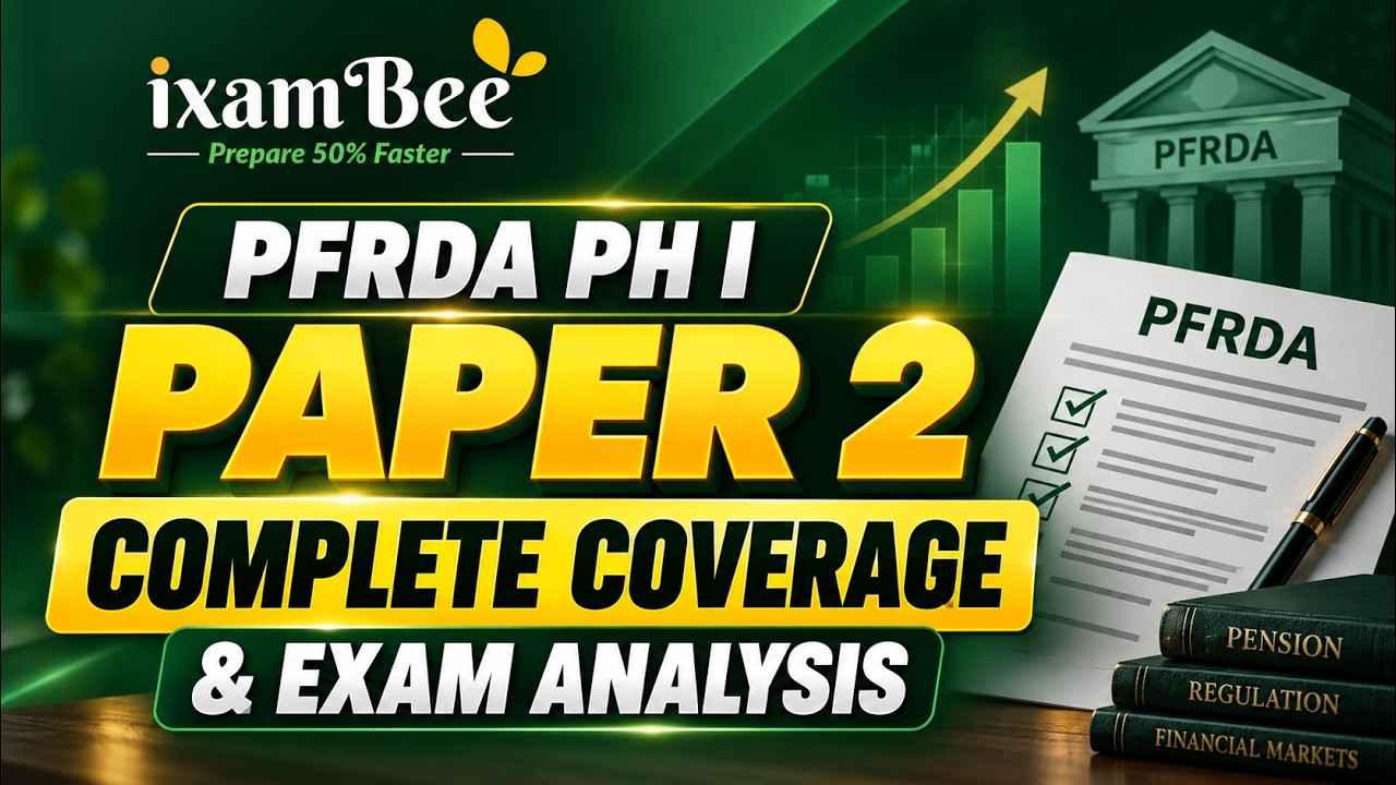 PFRDA Grade A 2026 Paper 2 Analysis 🔥 | 100% Coverage? | Questions Asked & Exam Review
