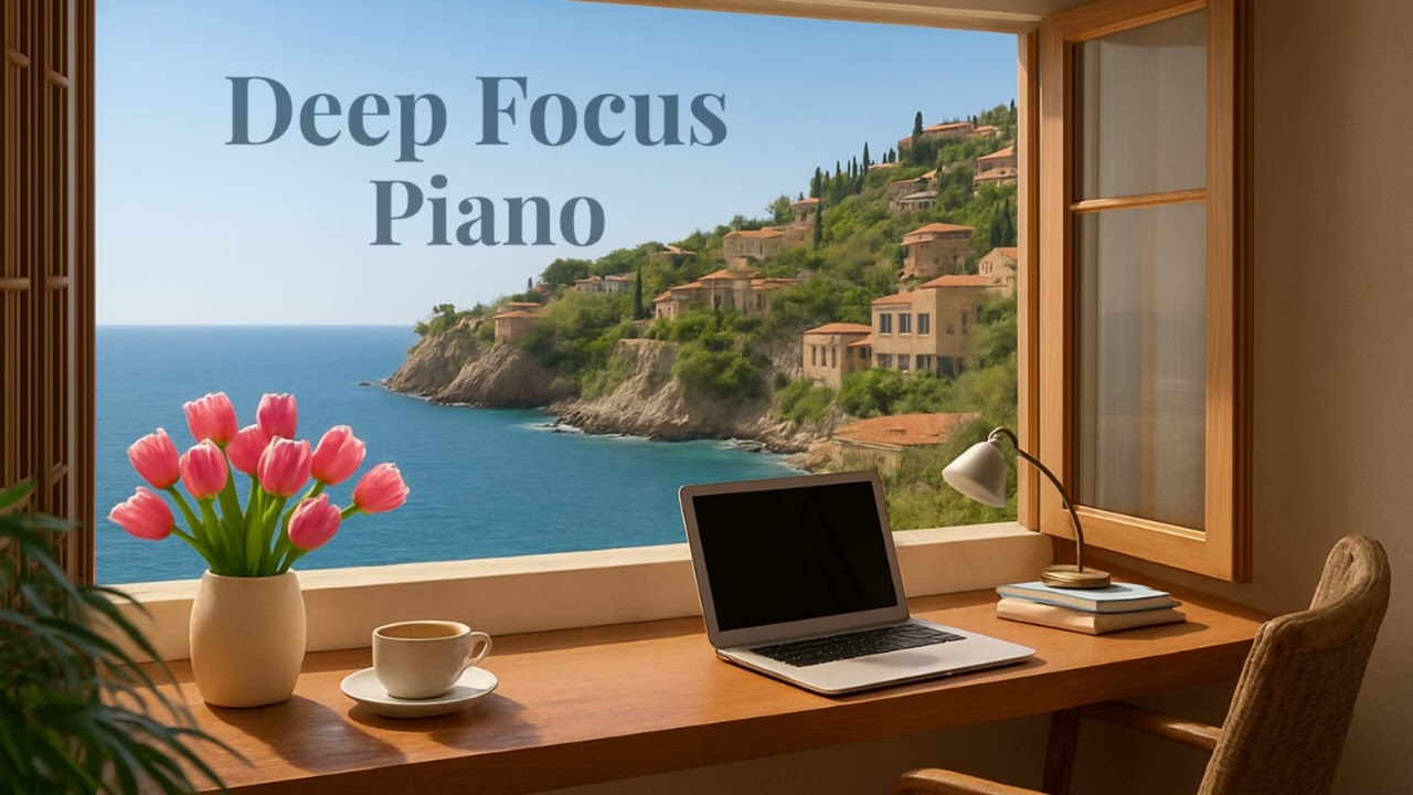 Deep Focus Piano – 1 Hour Study Music | 20 Calm Tracks
