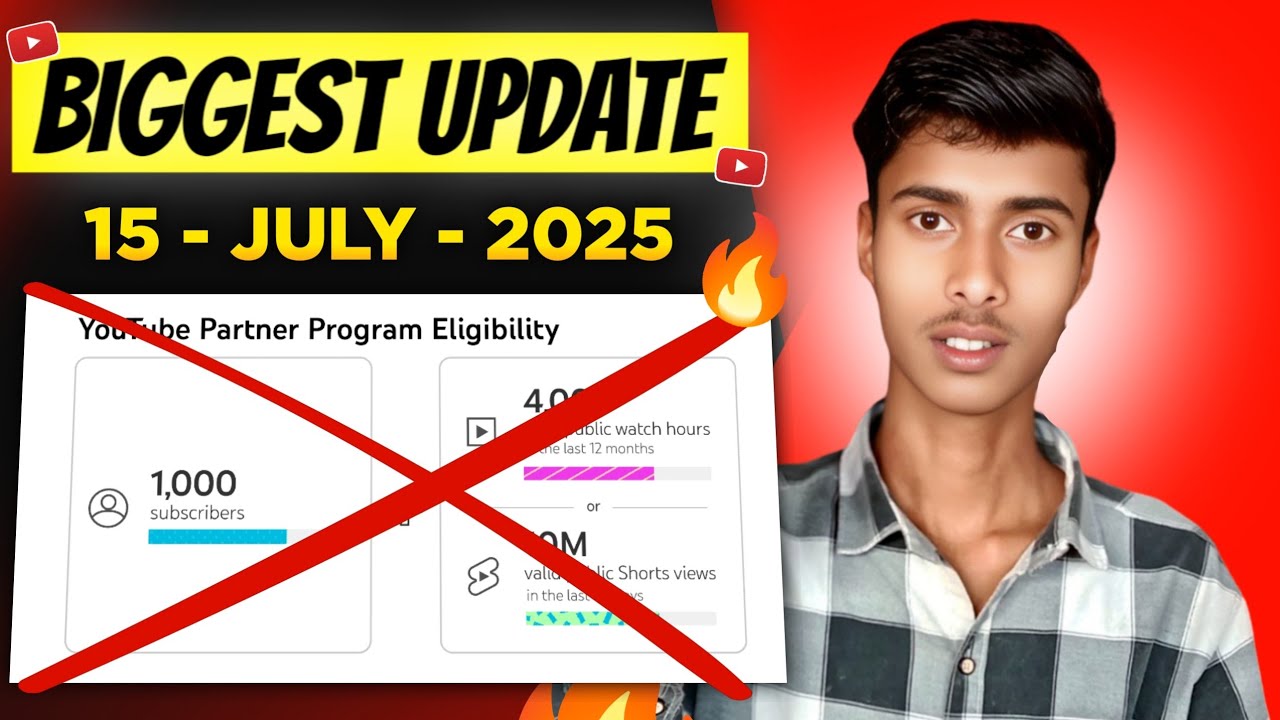 YouTube Biggest Monetization Update from 15 July 2025 || YouTube Monetization New Rules