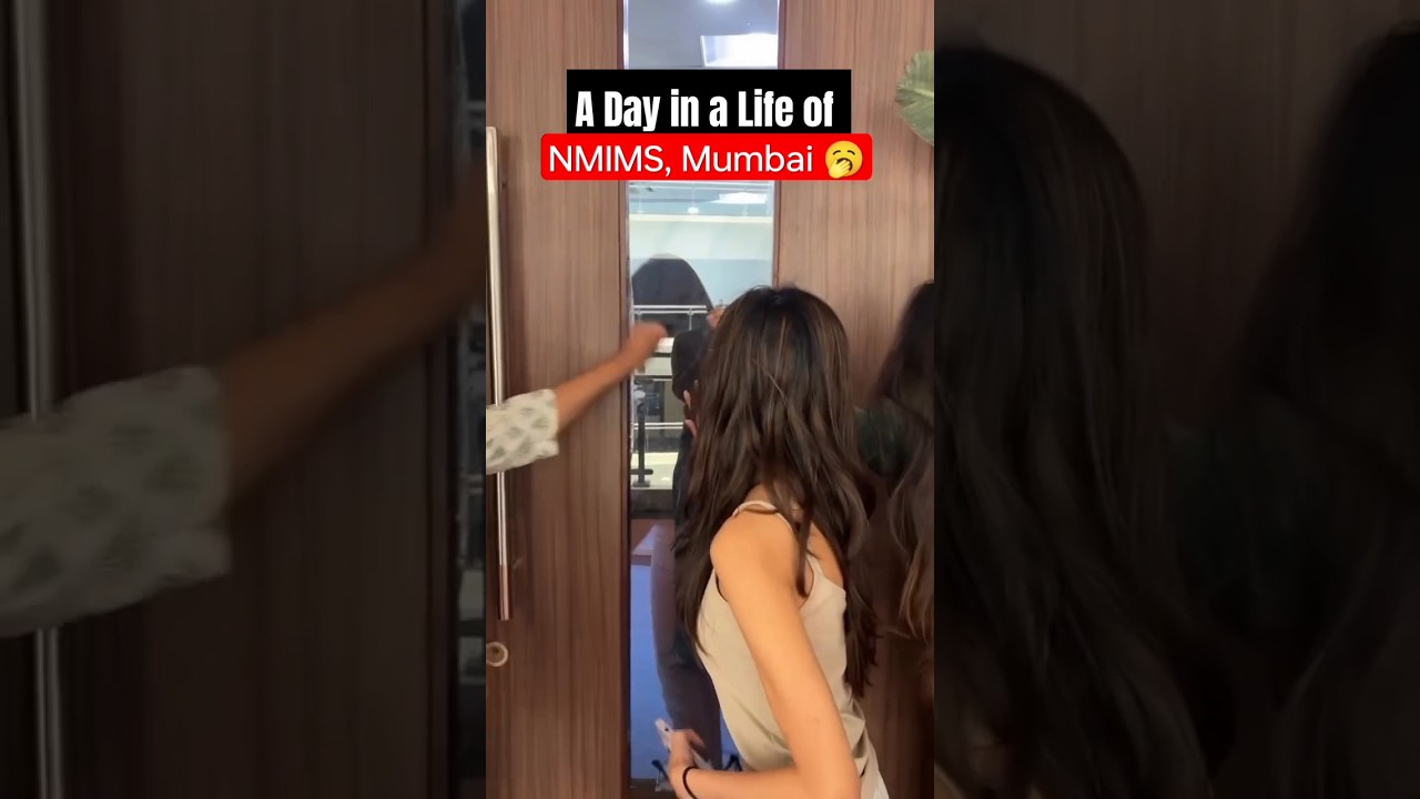 A day in NMIMS, Mumbai Campus 😍🤩 NMIMS College Campus #shorts #viral #nmimsmumbai #nmims #mba #cet