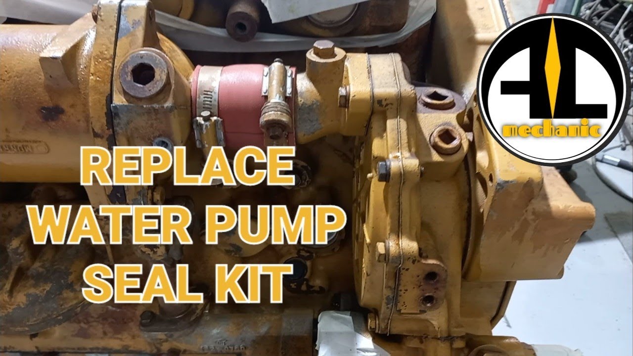 CAT 3176  ENGINE,PAANO MAGBUO AT MAGPALIT NG  WATER PUMP SEAL KIT