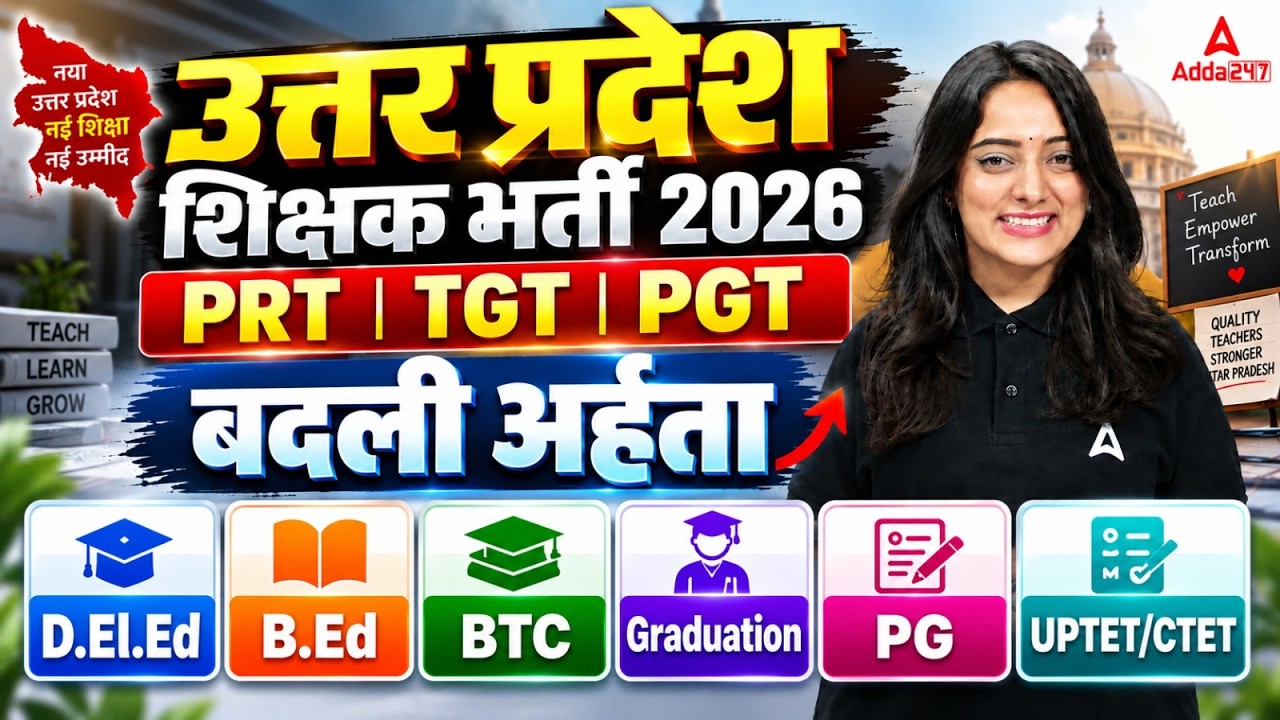 UP Teacher Vacancy 2026 | UP TGT PGT New Vacancy 2026 | UP Shikshak Bharti Latest News