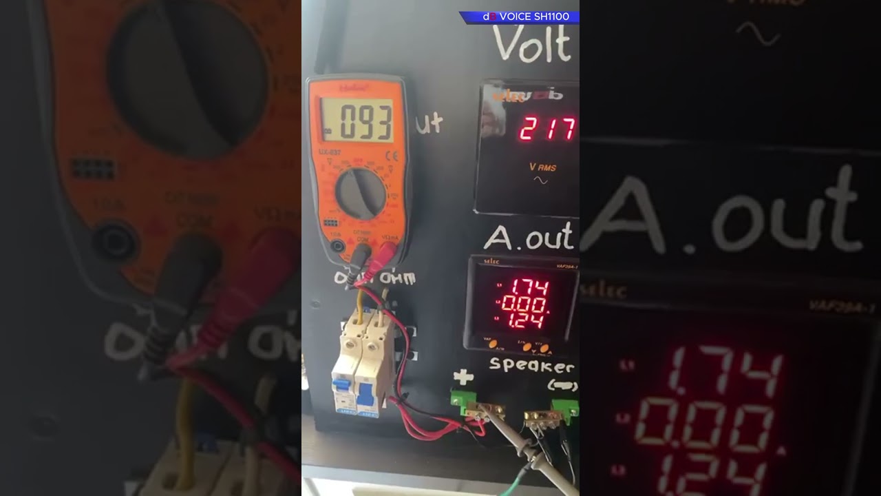 load power amp. dB VOICE SH-1100