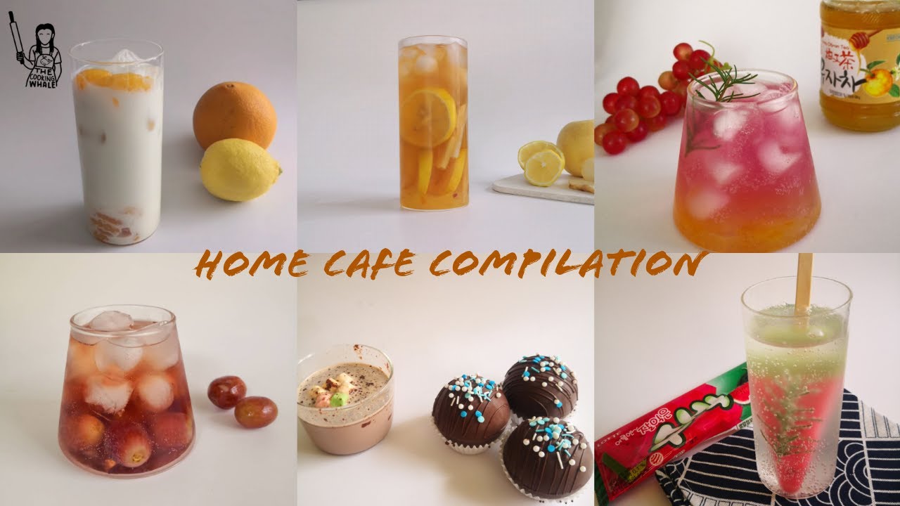 Home Cafe Compilation | Beverage Ideas by The Cooking Whale