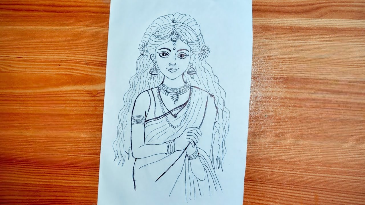 How to Draw Parvati Maa drawing ll Mahashivratri Special Drawing ll easy step by Step 