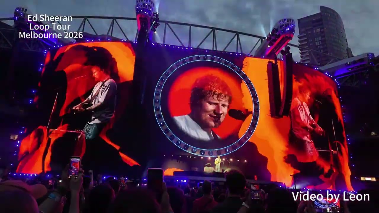ED SHEERAN Full Concert in Melbourne Australia 28 Feb 2026