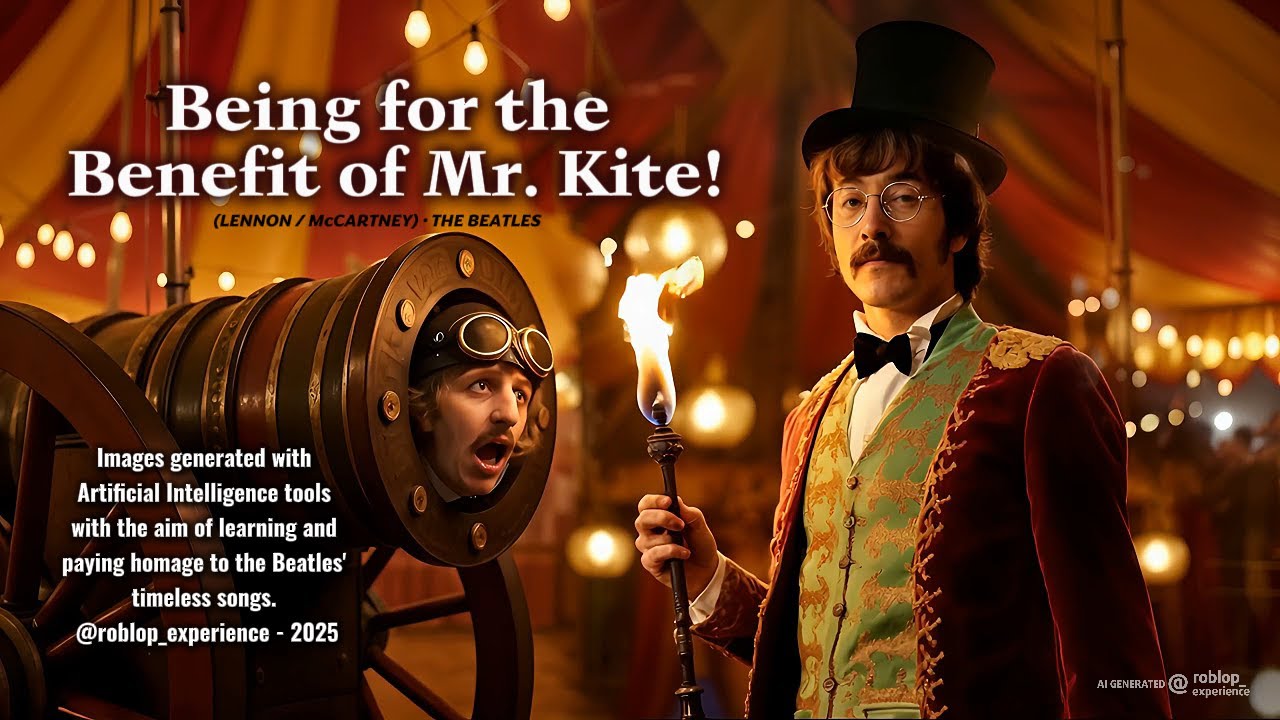 Being for the benefit of Mr. kite!  - AI Genetated - THE BEATLES - Roblop