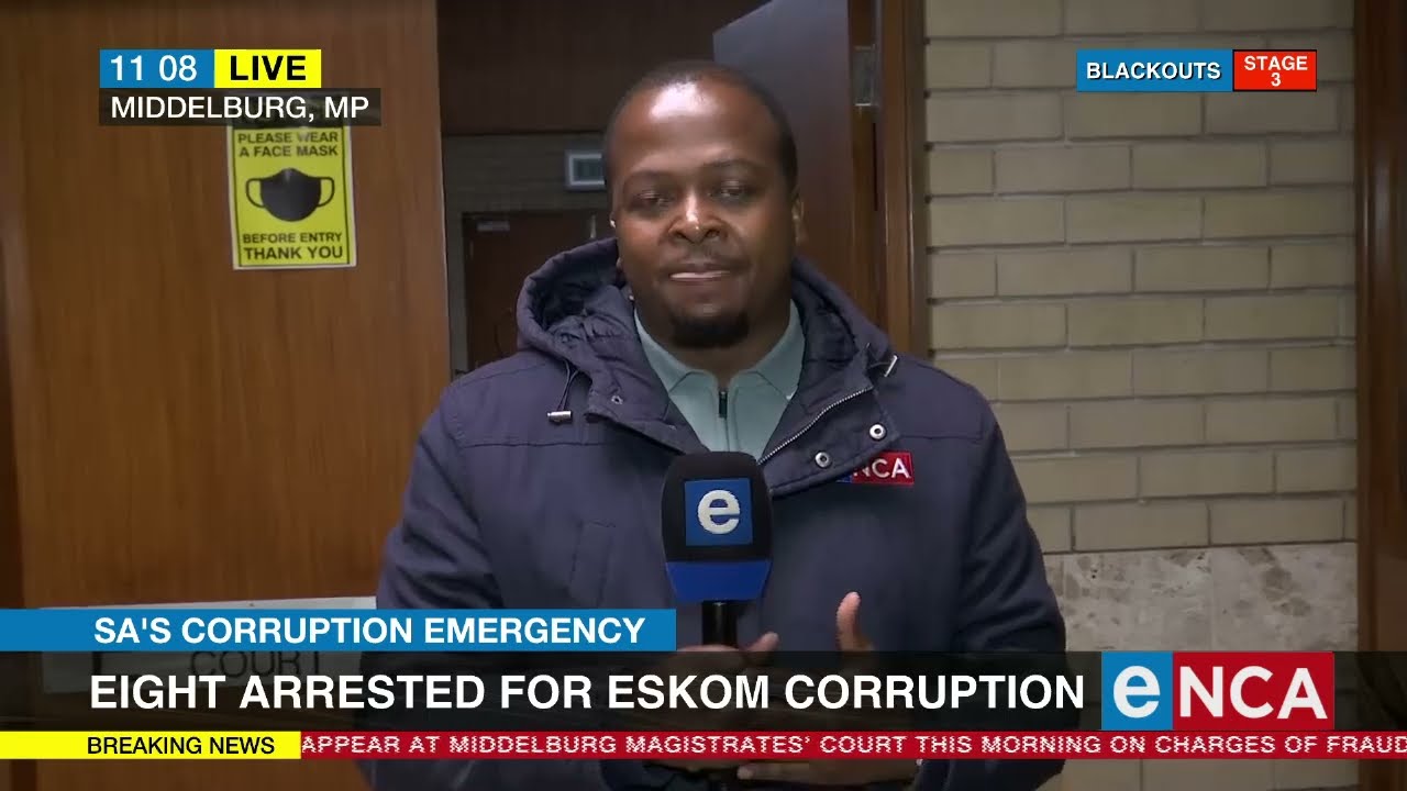 Crime In SA | Eight arrested for Eskom corruption
