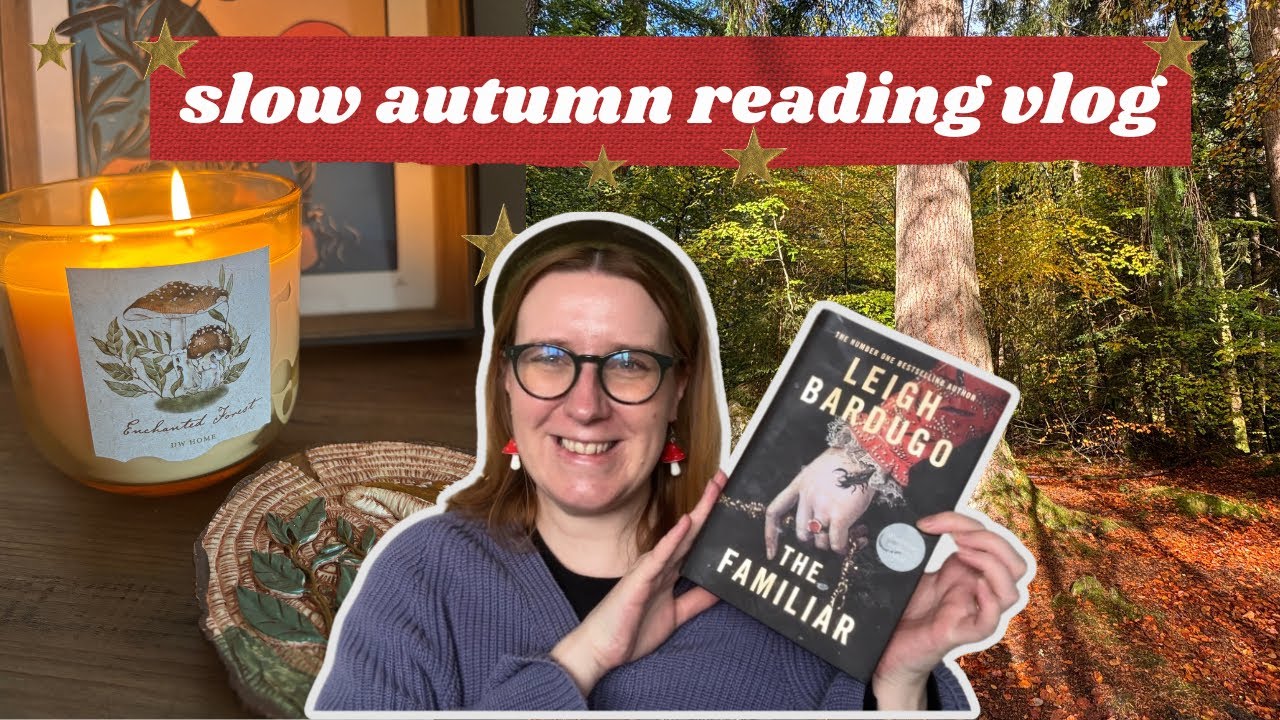 a slow, autumnal reading vlog 🍁 nature walks, nurturing new life and feeling cosy 👶🏻🕯️