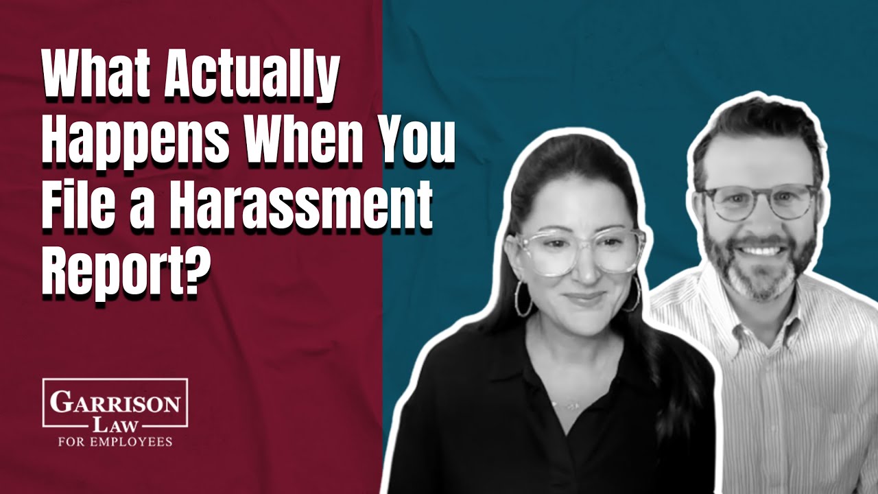 What Happens After an Employee Reports Sexual Harassment?