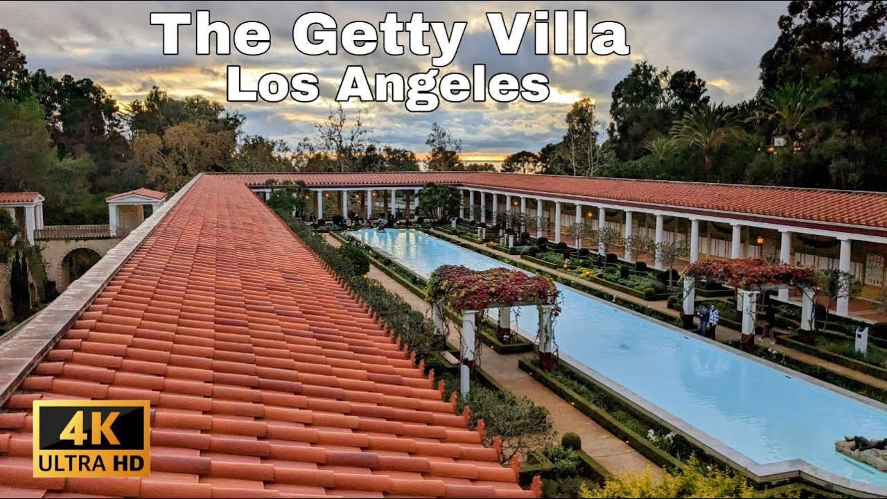 The Getty Villa 4K Walking Tour, Los Angeles, California (4K 60fps)