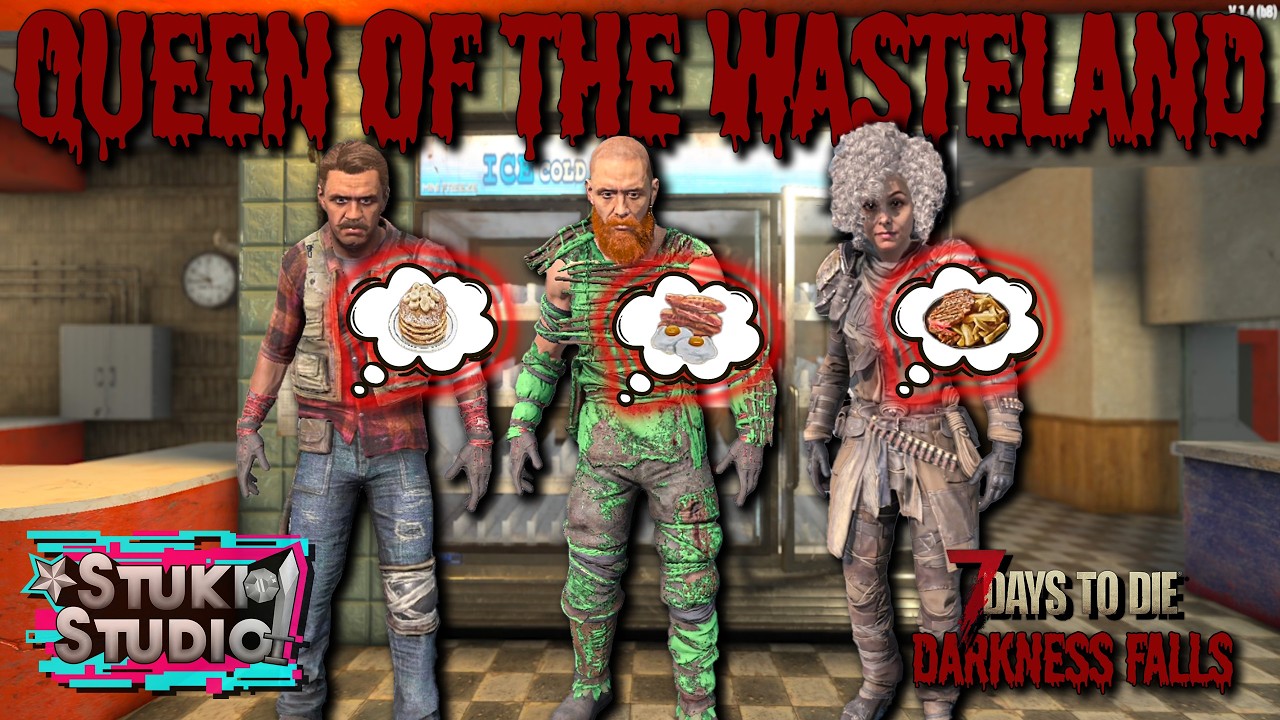 Queen of The Wasteland - 7 days - We Are All Gonna STARVE! In Darkness Falls - Ep 03