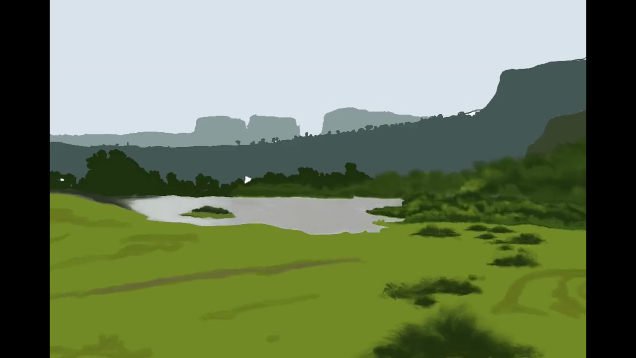 Digital landscape painting @Digitalillustration05  