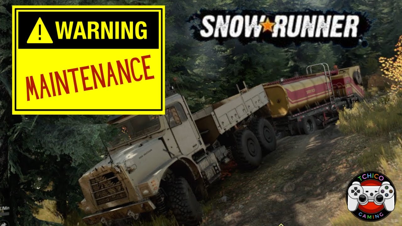 Snowrunner : Maintenance en cours ! Gameplay