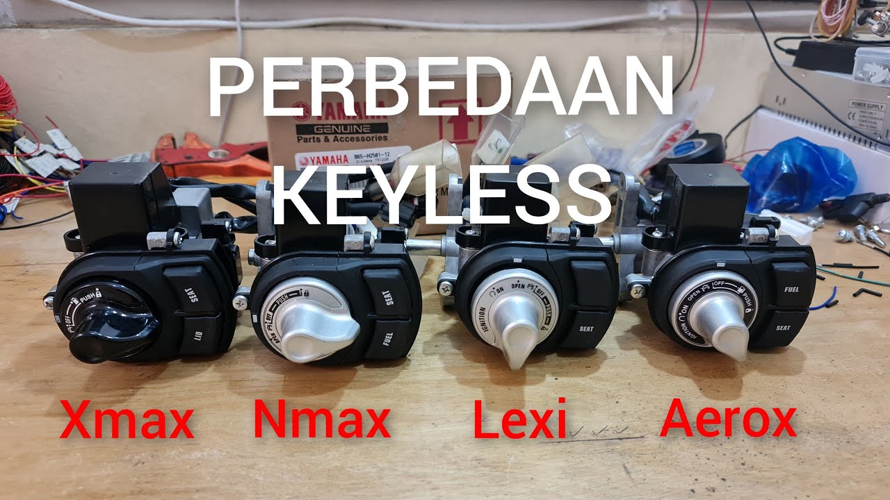 Perbedaan kontak keyless yamaha xmax new nmax aerox lexi frego