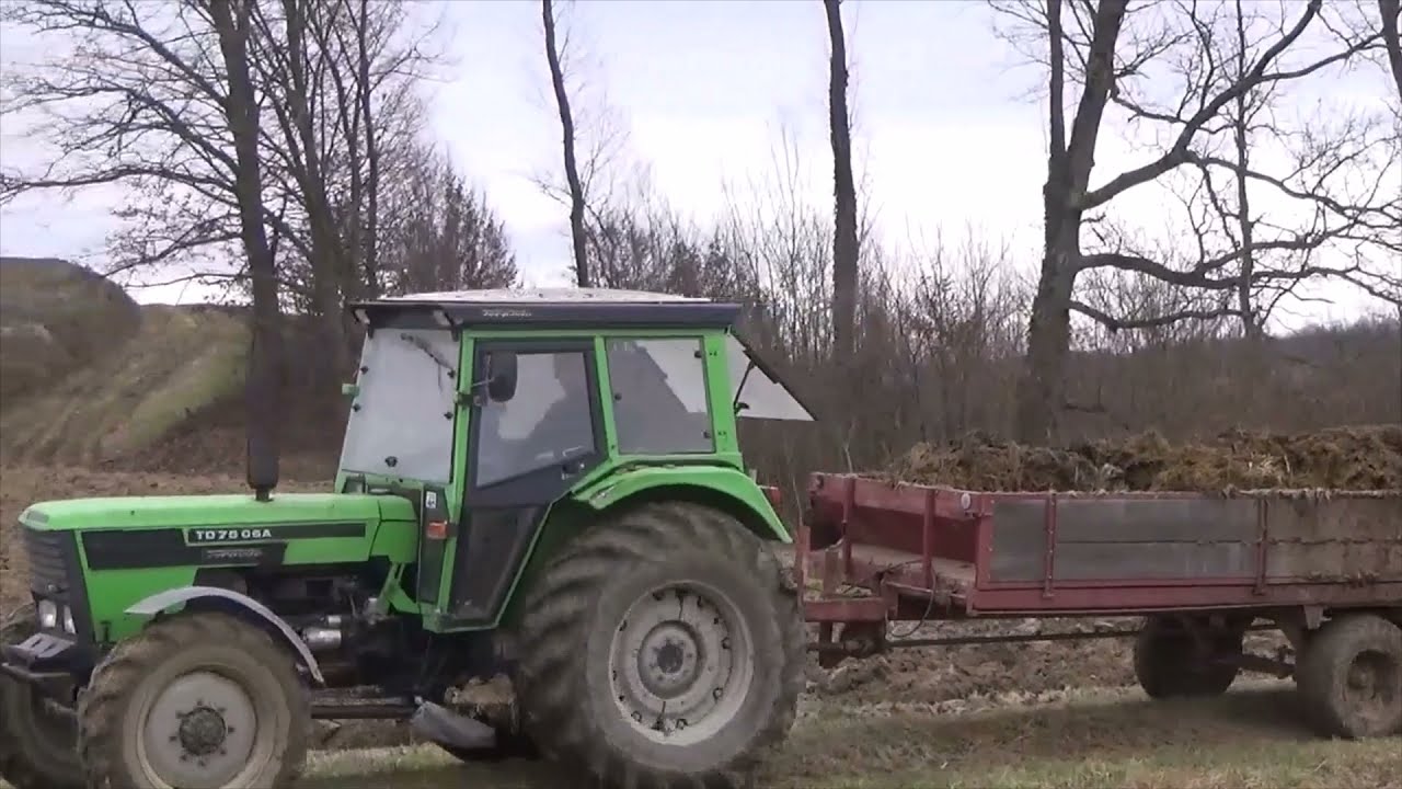 Traktor #Torpedo TD 70 A Vožnja stajskog gnoja