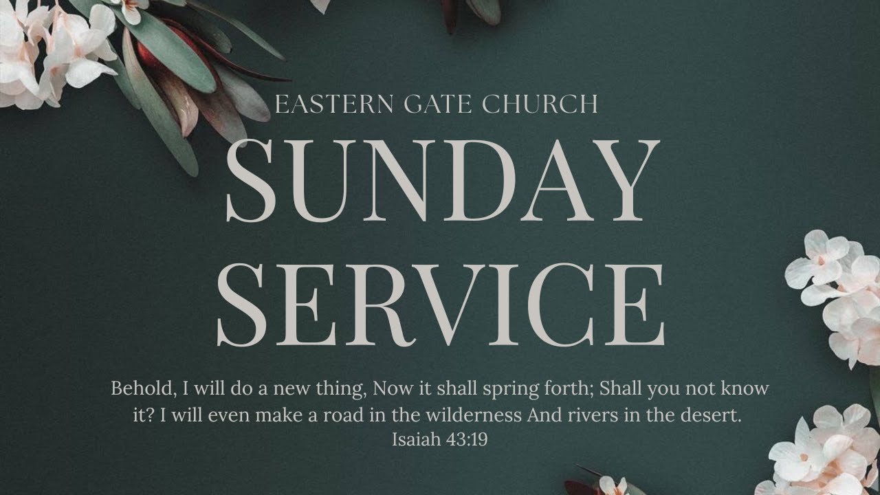 🔴 LIVE | SUNDAY SERVICE | 08 FEB 2026 | EASTERN GATE CHURCH |
