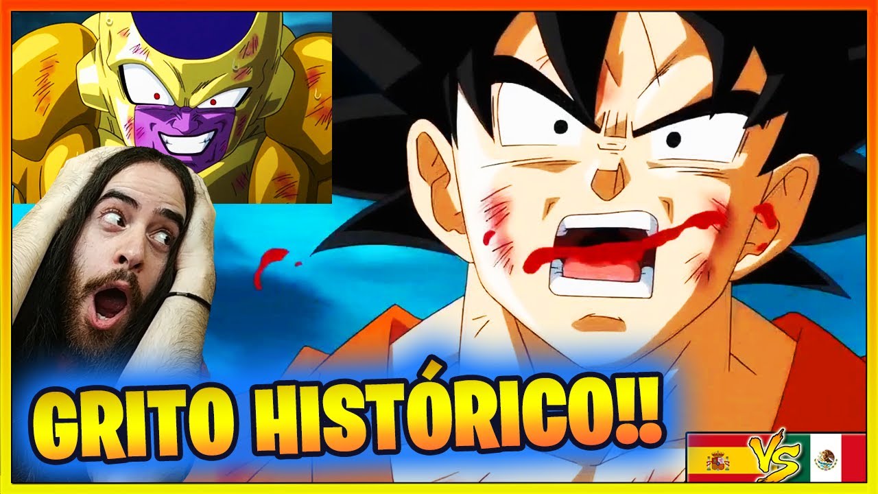 🔥 Españoles REACCIONAN a DOBLAJE LATINO Dragon Ball 💥 (FREEZER PISA LA HERIDA DE GOKU 🔥 TORTURA) 🔥
