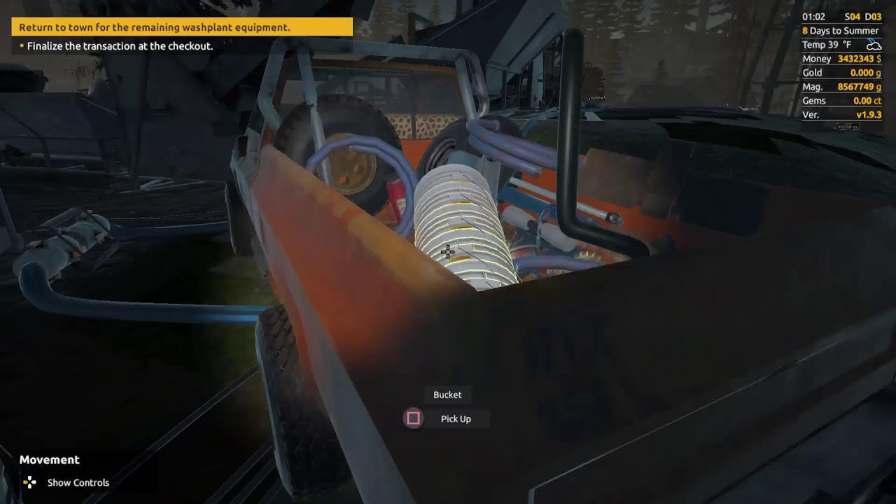 Gold Mining New DLC, Diamond Creek Tier 5 Set up