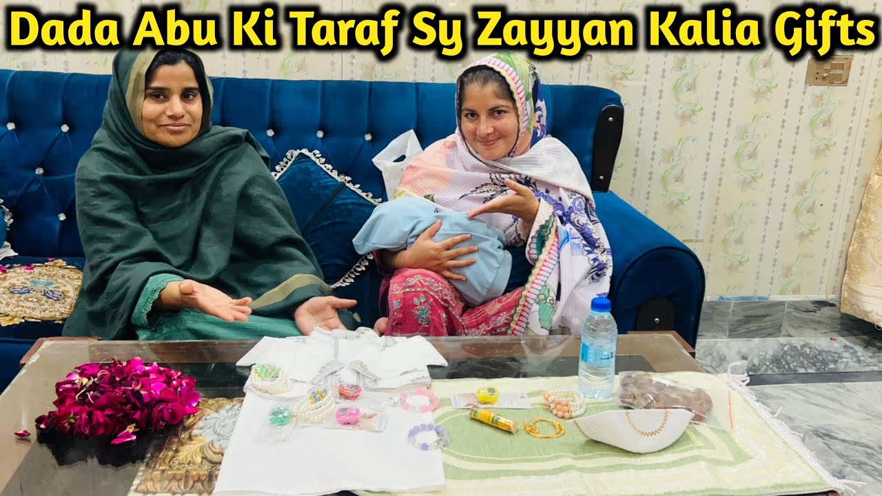 Dada abu ki taraf sy zayaan k liye itny zada gifts 🎁❤️khush hogya😍❤️