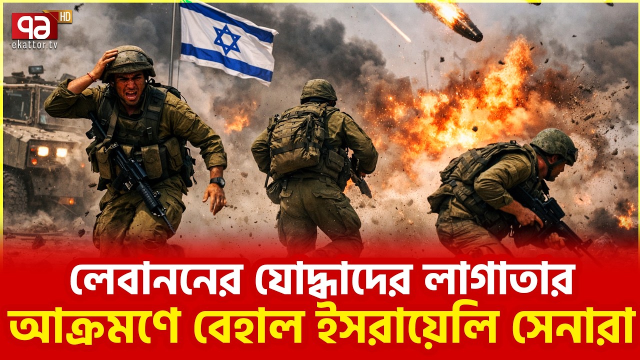 সকাল থেকে রাত, চলছে টানা আ/ক্রম/ণ  | Iran | Israel | Ekattor TV