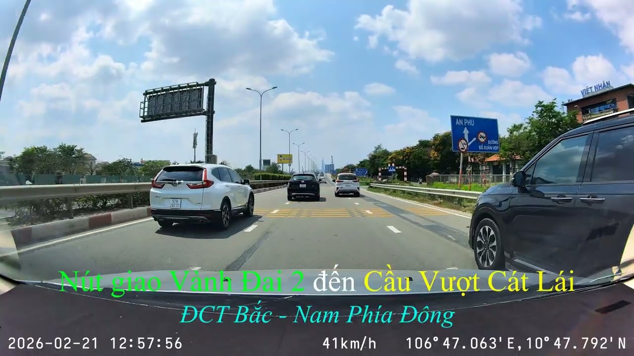 Nút giao Vành Đai 2 đến Cầu Vượt Cát Lái, TP.HCM!