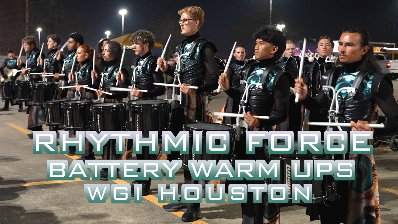 2026 Rhythmic Force Battery Warm Ups WGI Houston