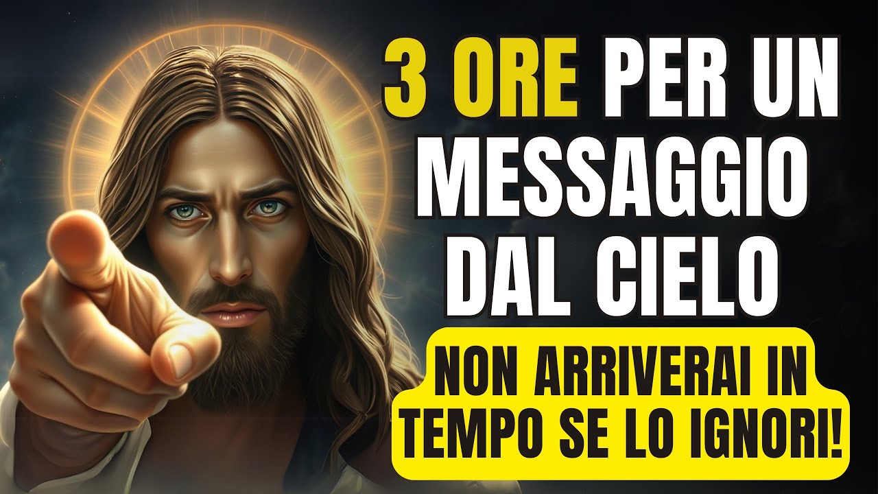 ⏳ Hai Tre Ore per Ascoltare il Messaggio dal Cielo: Non Ignorarlo!
