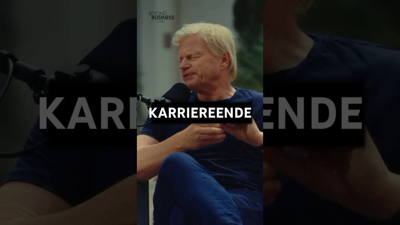 &bdquo;GOTT SEI DANK IST ES VORBEI&ldquo; OLIVER KAHN &Uuml;BER SEIN KARRIEREENDE: