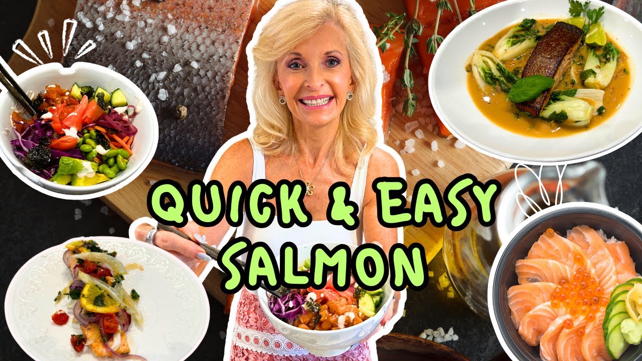 How to Cook Salmon 3 Ways: Thai Coconut, Fennel, Poke Bowl