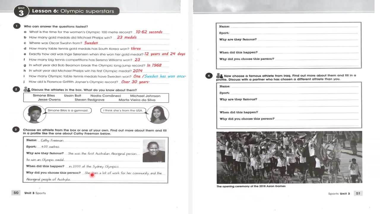 حل صفحة 50 و 51 نشاط انكليزي ثاني متوسط