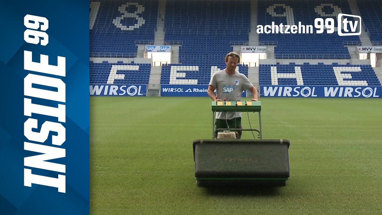 Rasenpflege deluxe - Greenkeeper im TSG-Wohnzimmer