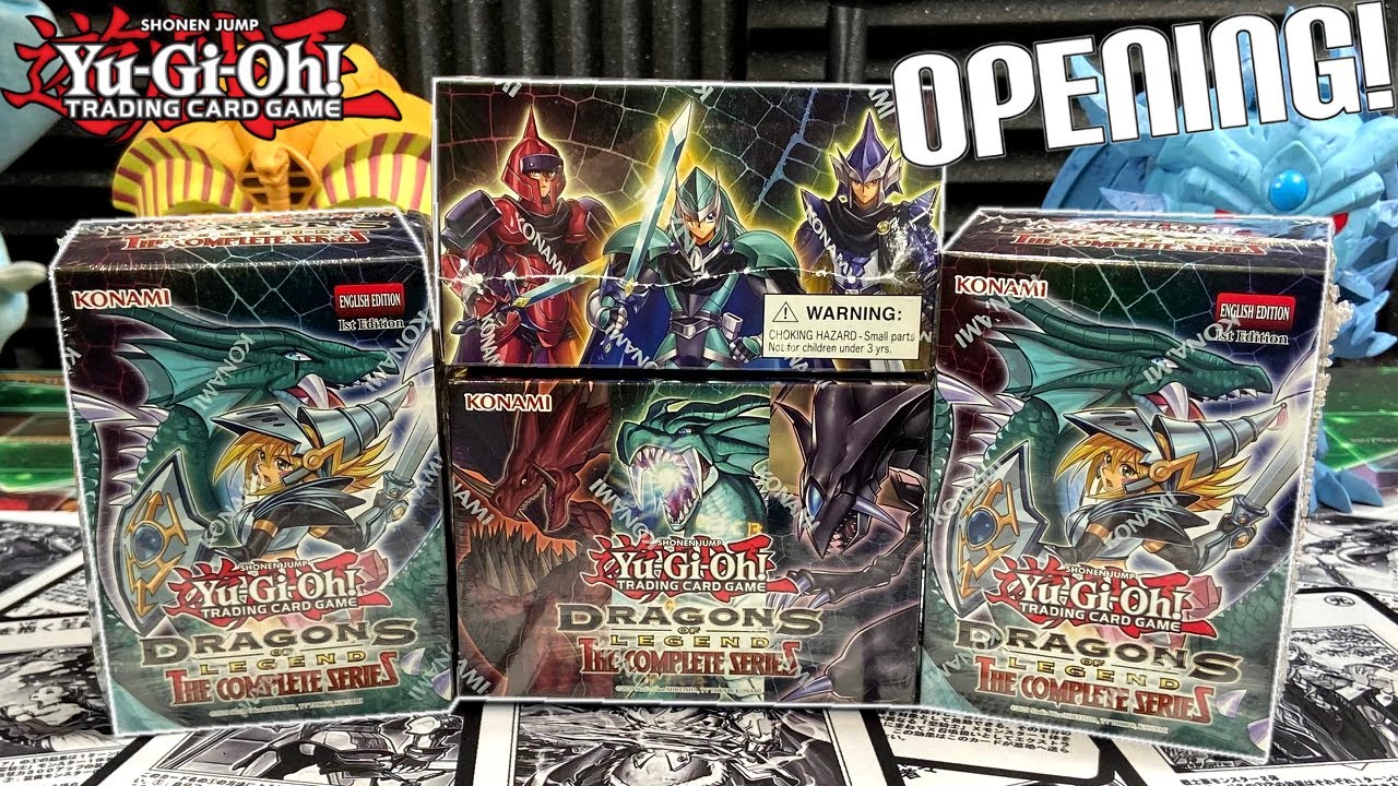 Открытие коробки с игрой Yu-Gi-Oh! Dragons of Legend: The Complete Series