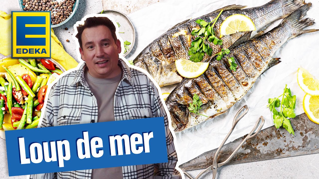 Loup De Mer Rezept | Ganzer Wolfsbarsch vom Grill