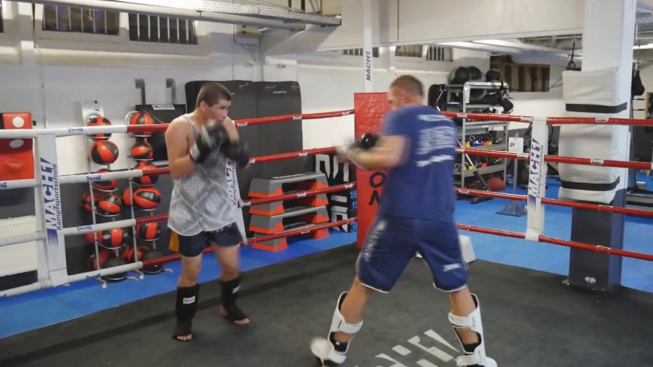 BEST Kickboxing sparring training /Sascha Friedrich MACH1/Лучший Кикбоксинг Спарринг