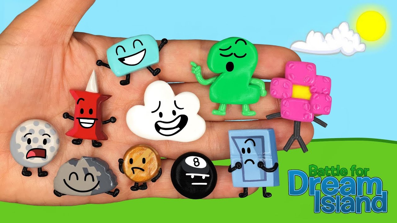 БИТВА ЗА ОСТРОВ МЕЧТЫ! Урок по лепке из полимерной глины, ЧАСТЬ 3