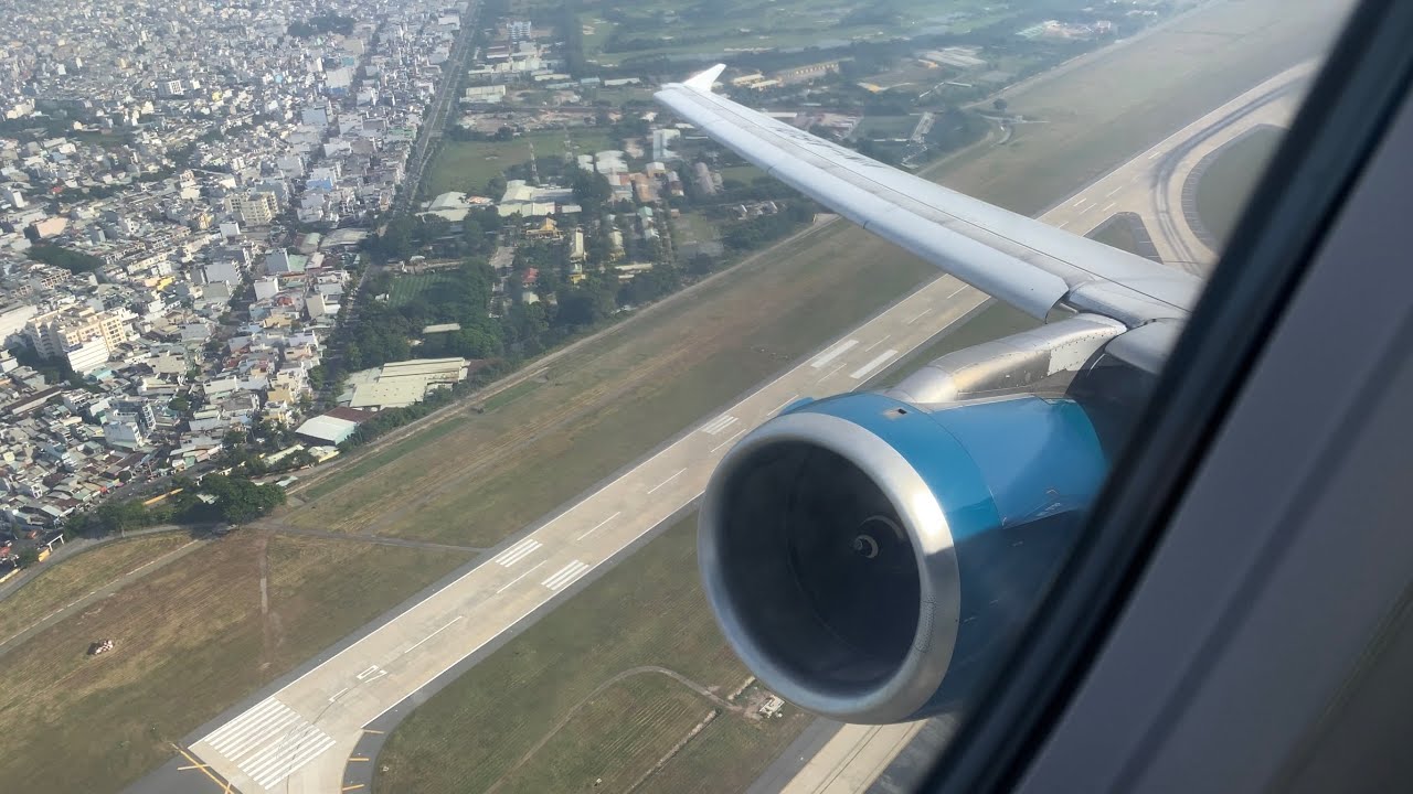 [IAE V2500 BUZZSAW] Vietnam Airlines Airbus A321-231 Takeoff from Tân Sơn Nhất International Airport