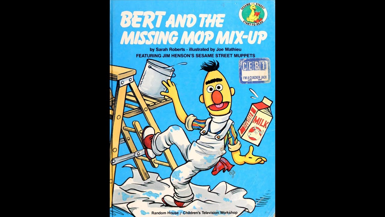 Bert and The Missing Mop Mix-Up (Sesame Street Start to Read Book)