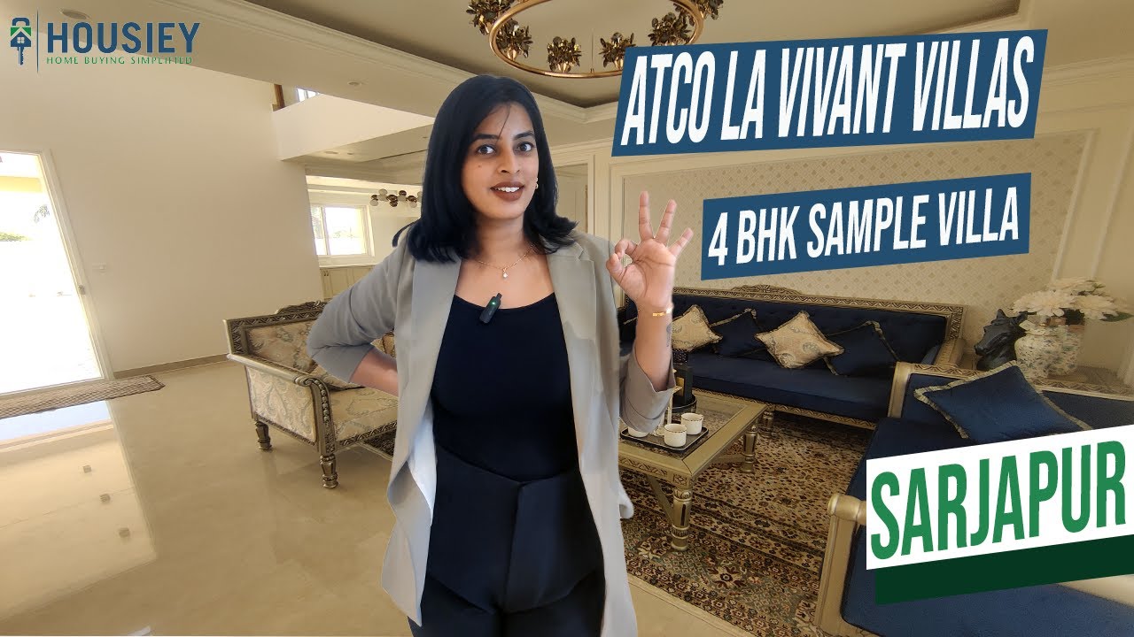 ATCO La Vivant Villa | 4 BHK Sample Villa Tour [2025] | ATCO Sarjapur