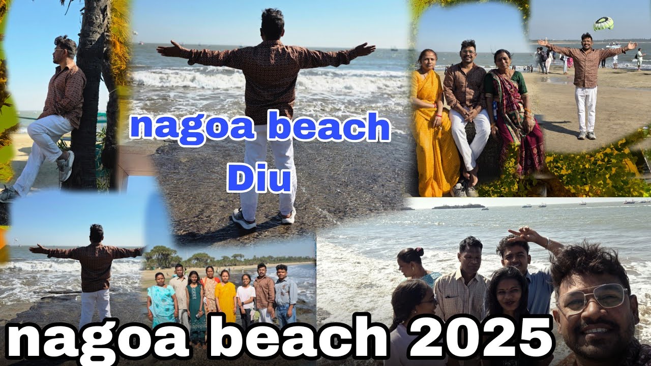  Diu nagoa beach new look || NAGOA BEACH || best beachs in India ||nagoa beach tour || mini goa
